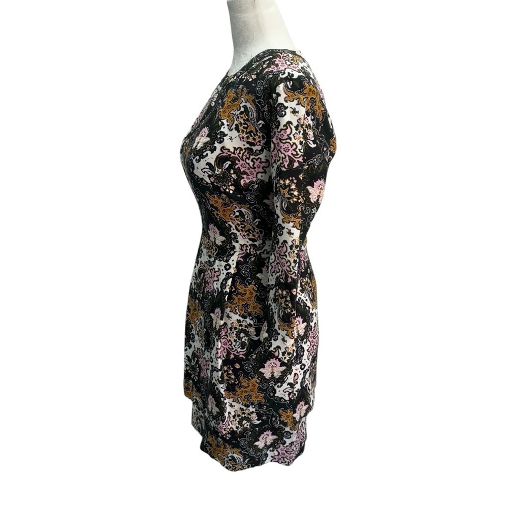 A.L.C. Black Round Neck Lined Knee Length Dress Size 2 - Picture 10 of 15
